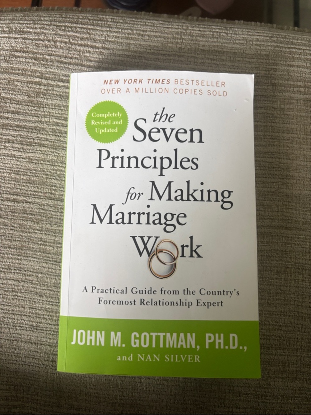 The Seven Principles for Making Marriage Work BOOK